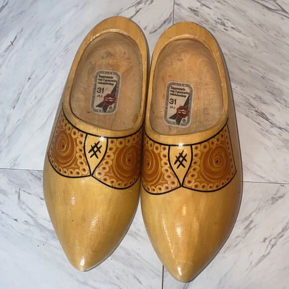 Houwer Topprestatie Van 5 Generaties Vakmanschap Dutch Holland Wooden Shoes 31 3 - Picture 4 of 11